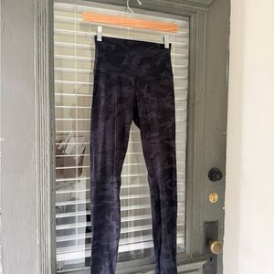 Lululemon Align Black Camouflage High-Waist Leggings
